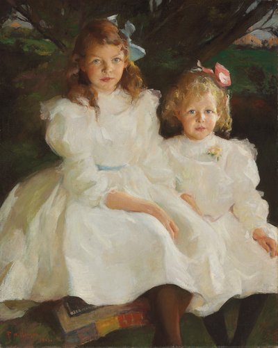 Two Little Girls by Frank Weston Benson