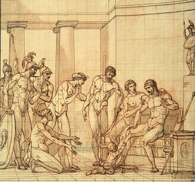 The Infant Pyrrhus before Glaucias by François André Vincent
