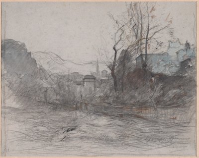 Approaching Morestal by François Auguste Ravier