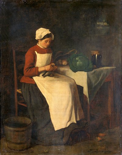 The young housewife by François Bonvin