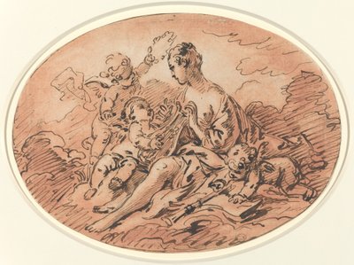 Allegory of Music by François Boucher
