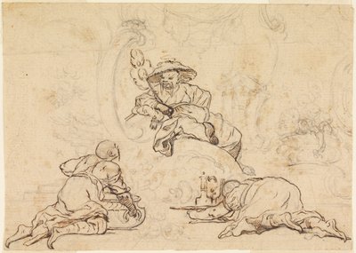 Designs for Chinoiserie Ornament by François Boucher