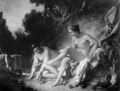 Diana leaving her bath, 18th century 1905 by François Boucher