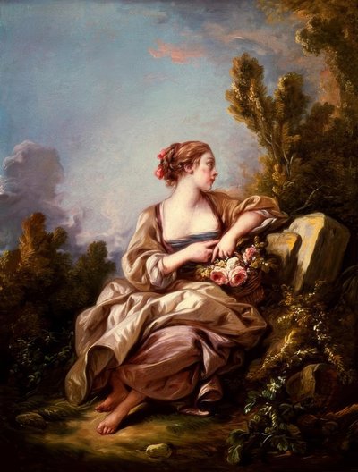 The Little Gardener by François Boucher