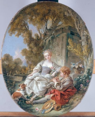 The Flageolet Player by François Boucher