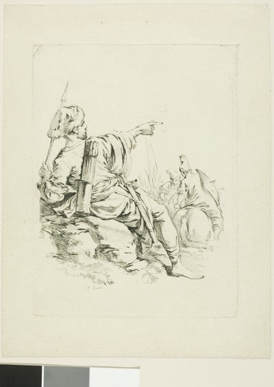 Oriental Warrior by François Boucher