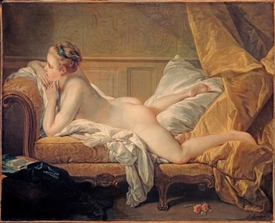 Resting Girl by François Boucher