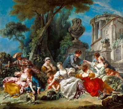 The Bird Catchers, 1748 by François Boucher