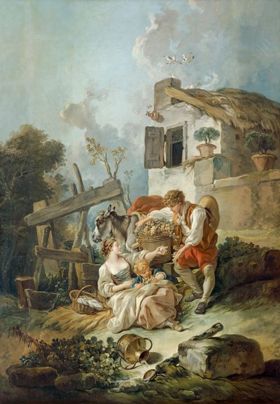 The Exchange of Produce by François Boucher