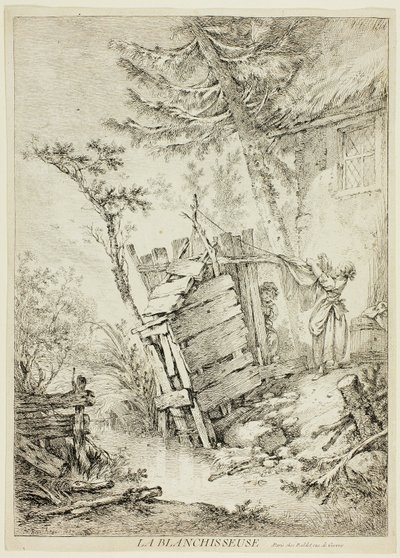 The Laundress by François Boucher