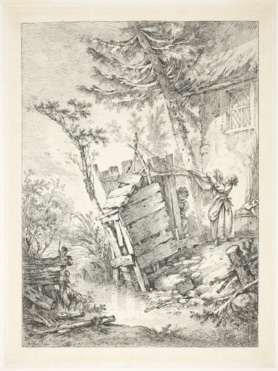 The Laundress by François Boucher