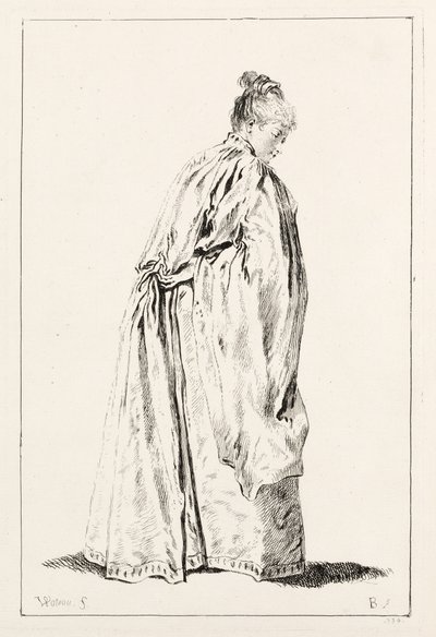 Woman Standing by François Boucher