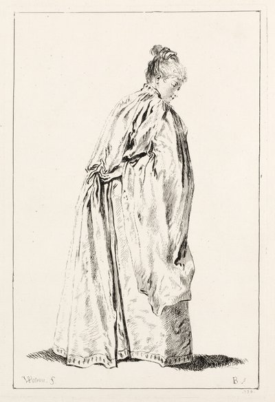 Woman Standing by François Boucher