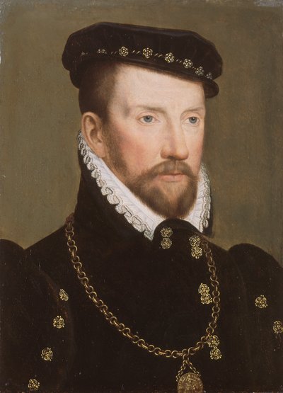 Admiral Gaspard II de Coligny by François Clouet