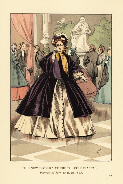 The New Foyer at the Theatre Francais by François Courboin