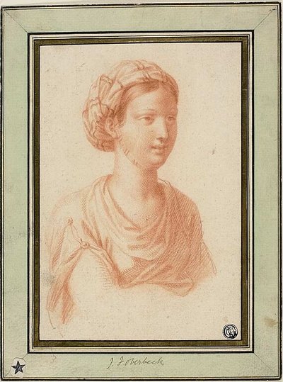 Bust of Woman with Turban by François Le Moyne