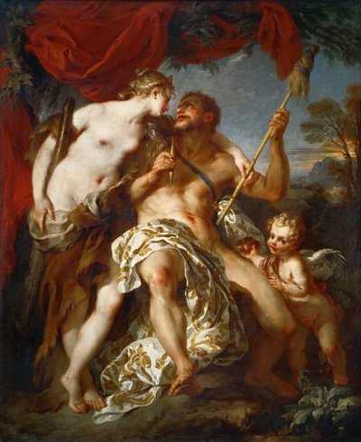 Hercules and Omphale by François Le Moyne