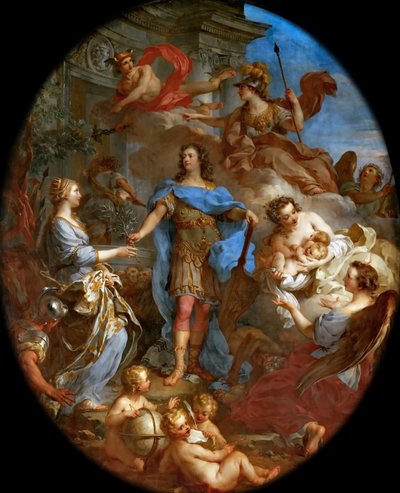 Louis XV Bringing Peace to Europe by François Le Moyne