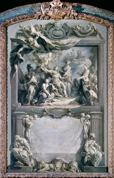 Louis XV Gives Peace to Europe by François Le Moyne