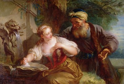 The Amorous Proposal, c.1725 by François Lemoyne