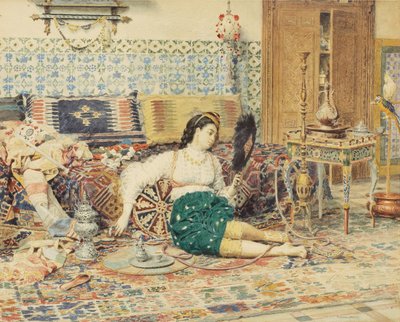 The Beautiful Oriental by François Marie Firmin Girard
