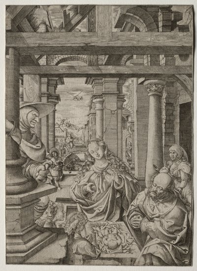 Adoration of the Shepherd by Frans Crabbe van Esplegem