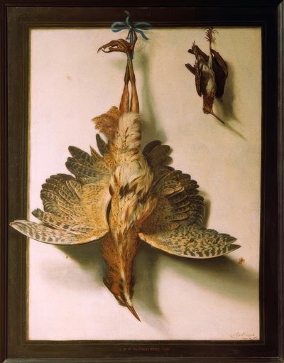 Trompe l’oeil with Dead Birds by Frans Cuyck van Meyerop