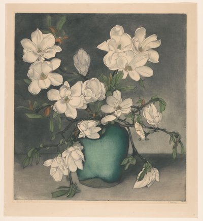 Magnolia Branches by Frans Everbag (signed by artist)