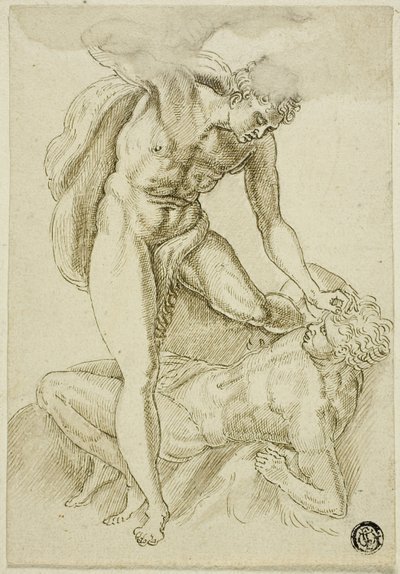 Cain Killing Abel by Frans Floris I