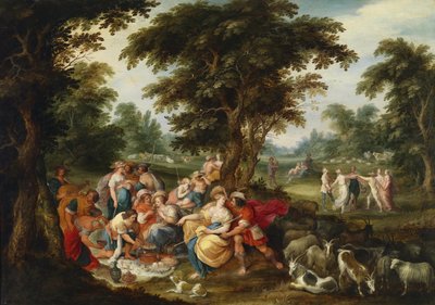 Arcadia. The Golden Age by Frans Francken the Younger