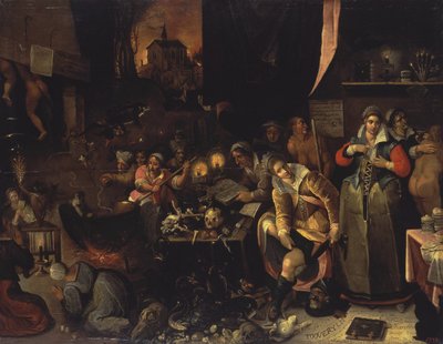 The Witches Kitchen by Frans Francken the Younger