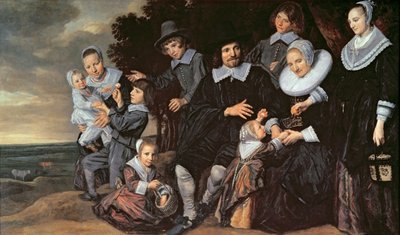 Family Group in a Landscape by Frans Hals