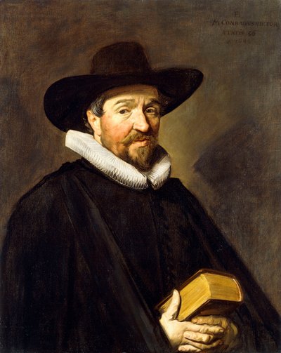 Portrait of Conradus Vietor by Frans Hals