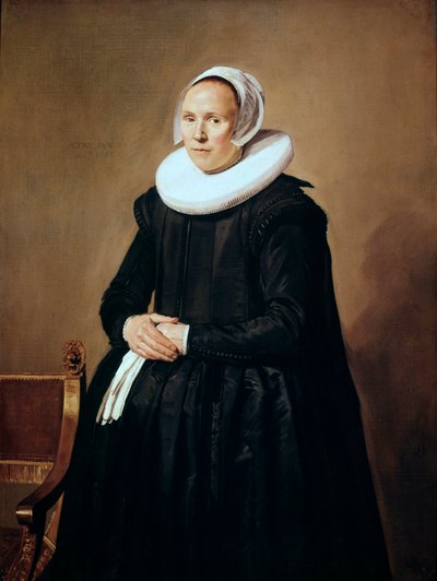 Portrait of Feyntje van Steenkiste by Frans Hals