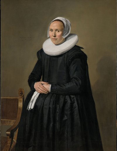 Portrait of Feyntje van Steenkiste by Frans Hals
