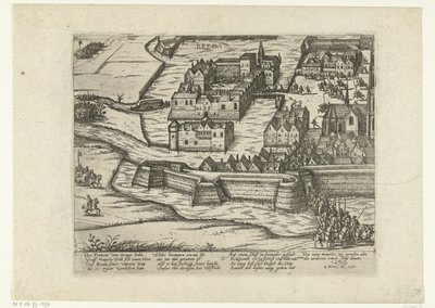 Capture of Breda, 1590 by Frans Hogenberg