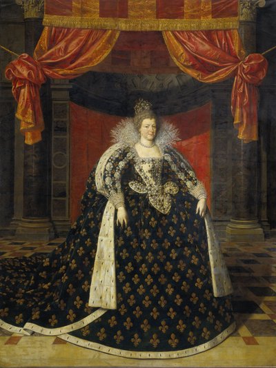 Marie de Medici by Frans II studio of Pourbus