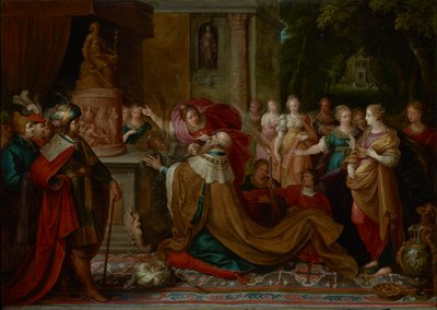 The Idolatry of Solomon by Frans II the Younger Francken