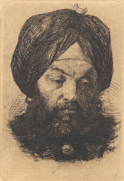 Man with Turban by Frans Schwartz