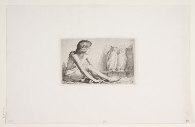 The Girl with the Owls by Frans Schwartz