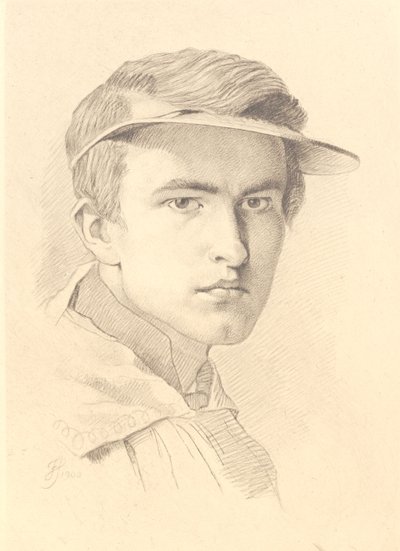 Portrait of J. Th. Lundbye by Frans Schwartz