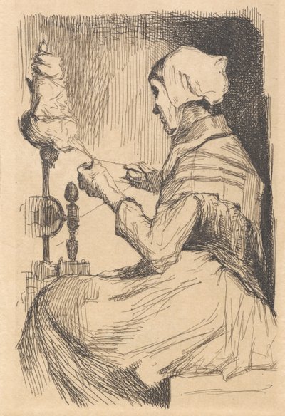 Test Plate: A Spinning Wife by Frans Schwartz