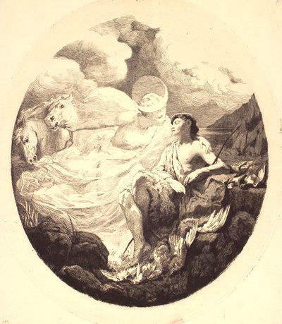 Selene and Endymion by Frans Schwartz
