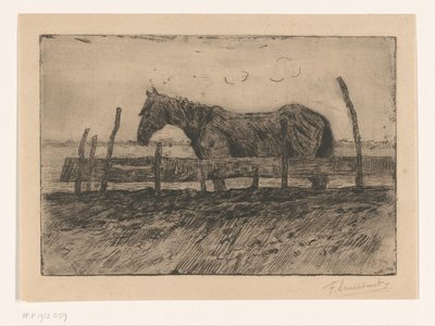 Horse by Frans Smissaert (signed by artist)