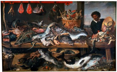 A Fishmongers Shop by Frans Snyders or Snijders