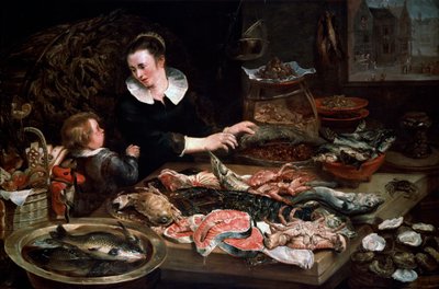 A Fishmongers Shop by Frans Snyders or Snijders