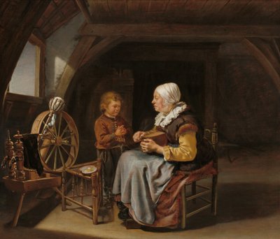 Saying Grace by Frans van Mieris
