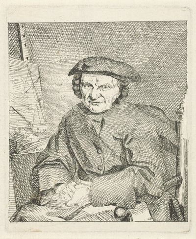 Portrait of Adam Silo by Frans van der Mijn