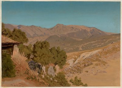 Southern Italian Mountain Landscape by Franz Albert Venus