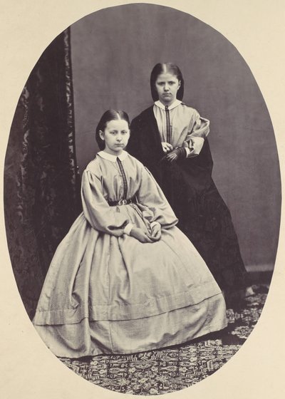 Portrait of Two Girls by Franz Antoine